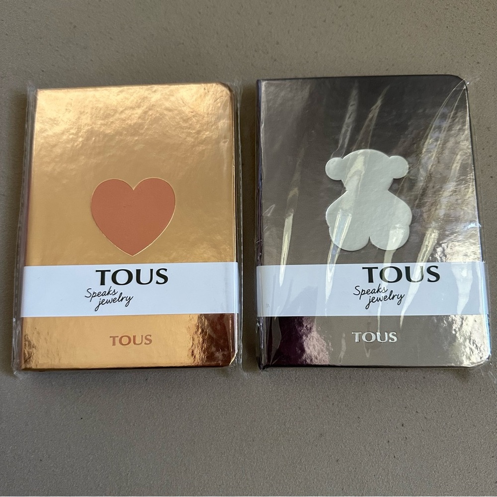 Tous Jewelry Notebooks - Gold and Silver